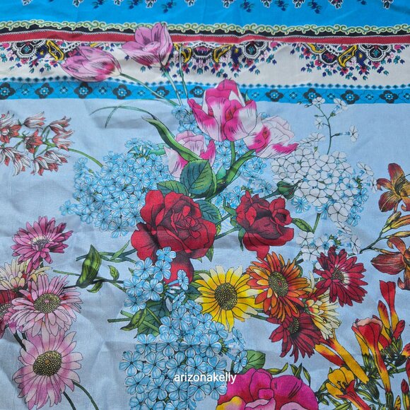 Johnny Was Silk Scarf #14 - Picture 9 of 10